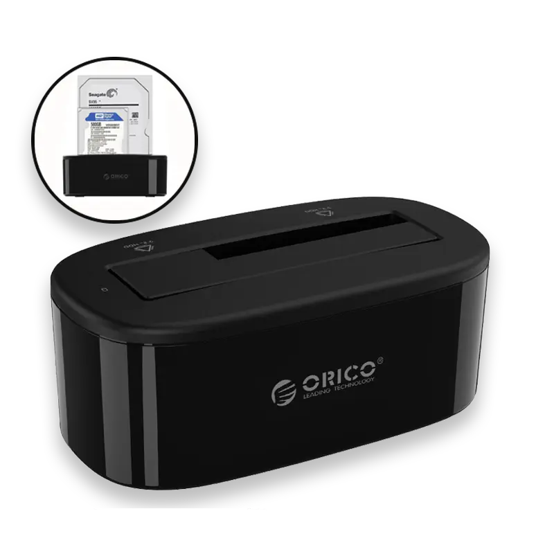 Khay Đựng Ổ Cứng Docking ORICO 6218US3 USB3.0/3.5/2.5  - Hàng Chính Hãng