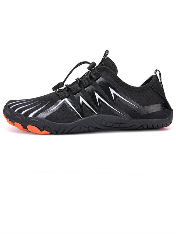 1 Pair Women's Lightweight Breathable Water Shoes, Geometric Pattern Patchwork Design Outdoor Activities Shoes for Hiking, Fishing, Surfing, Swimming, Summer 2024 Trendy Shoes for Women 1