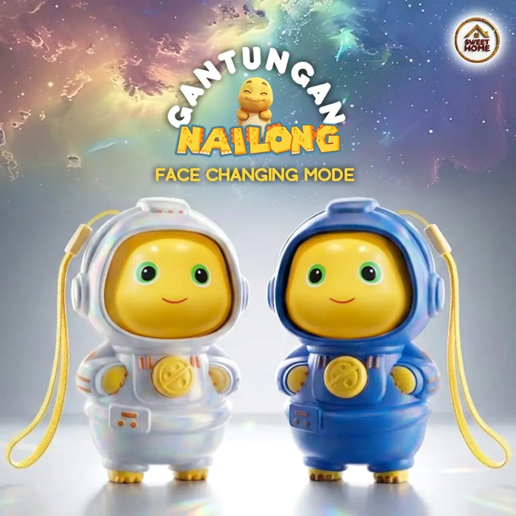 LAY Gantungan Mainan Boneka Berubah Wajah Face Changing  Nailong