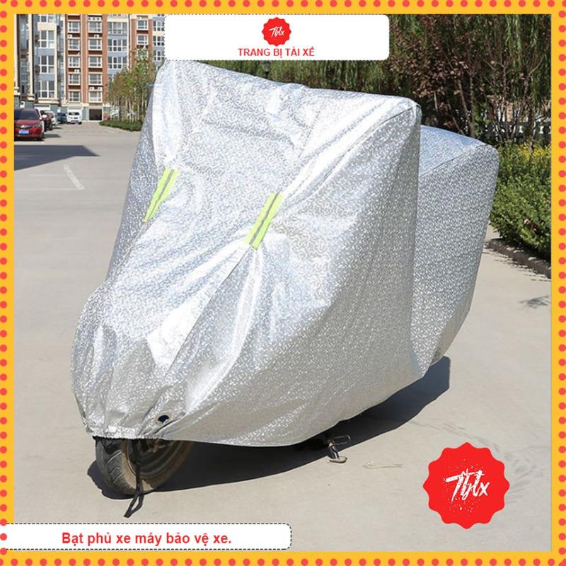 Bạt phủ xe máy cao cấp loại dày dặn phù hợp hầu hết các dòng xe (WAVE,SH,Vision,...).Bạt che xe máy tráng nhôm chống UV.