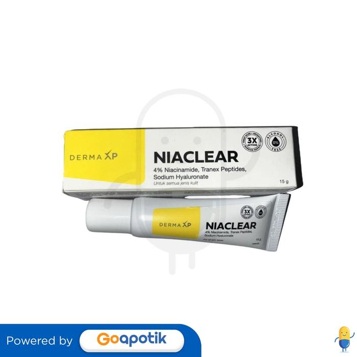 Gambar DERMA XP NIACLEAR 15 GRAM TUBE dari Apotek Qori by GoApotik Kota Palembang Tokopedia