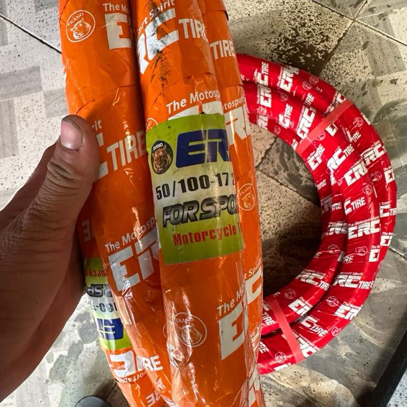 Vỏ lốp xe hiệu erc mẫu crv cho ae cần lốp xe nhỏ thích hộp ae đi from nhỏ bánh bé size vỏ 45 50 60/99/17 cho ae do bánh căm bánh mâm wave dream future Jupiter sirius Exciter 135 5s 2005-2010 Exciter 150 155 winner sonic satria raider cho ae cần Phụ Kiện