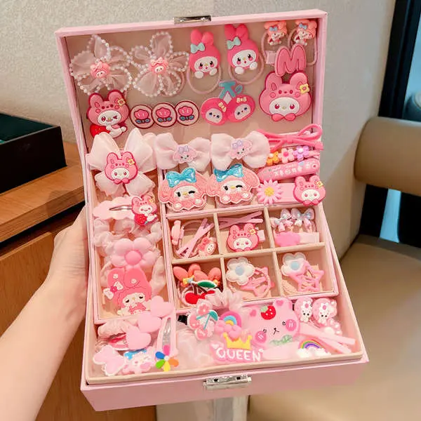 Hộp Quà Tặng Kẹp Tóc Sanrio, Dành Cho Trẻ Em, Kẹp Tóc Bé Gái, Phụ Kiện Tóc Ngày Lễ Cho Bé, Hộp Trang Sức, Thích Hợp Cho Clow M Và Aisha 0