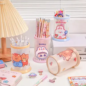 Tempat Pensil / Creative Cartoon Pen Holder/ Desk Organizer / Kotak Pensil / Tempat Pensil Karakter