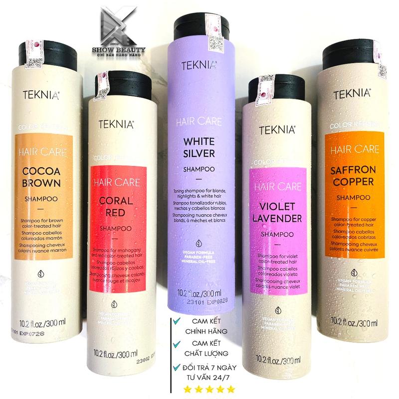 Dầu gội Lakme bổ sung hạt màu cho tóc nhuộm dưỡng mềm tóc Refresh Teknia chuyên sâu - 300ml