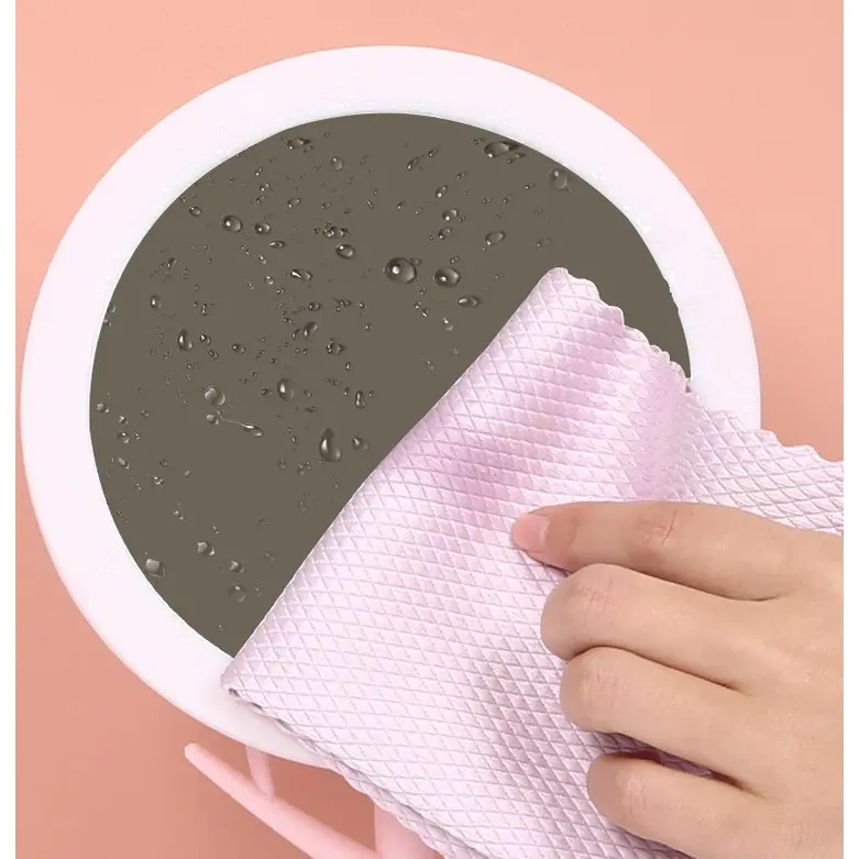 Kain Lap Microfiber Bahan Premium Super Halus isi 3pcs Ukuran 30x40cm / Kain Lap Dapur Serbaguna Daya Serap Tinggi Kualitas Premium Cleaning 4