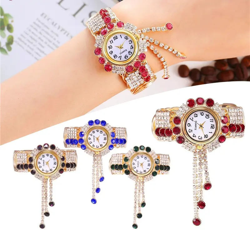 Jam Tangan Wanita Mewah Elegan Cantik Full Diamond Anti Karat & Luntur Tahan Air Model Terbaru 2025- JW3 Allready168 Watches 1