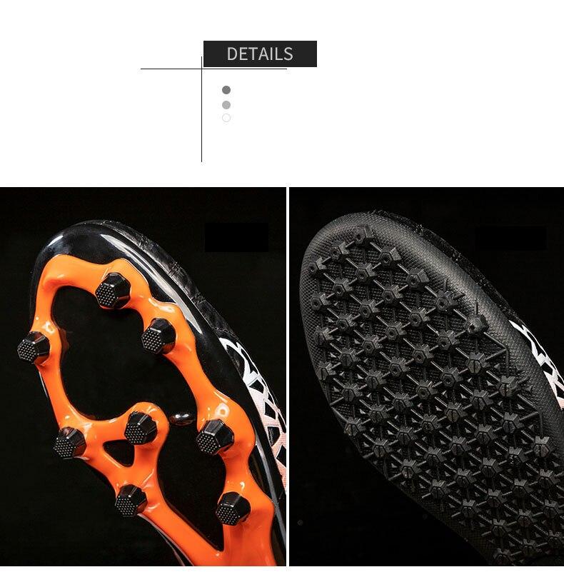 Product Introduction of Professional soccer shoes kids football sneakers men women adult cleats grass training Sports futsal shoes 29