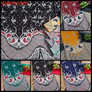 kain katun batik printing halus motif parang cumi