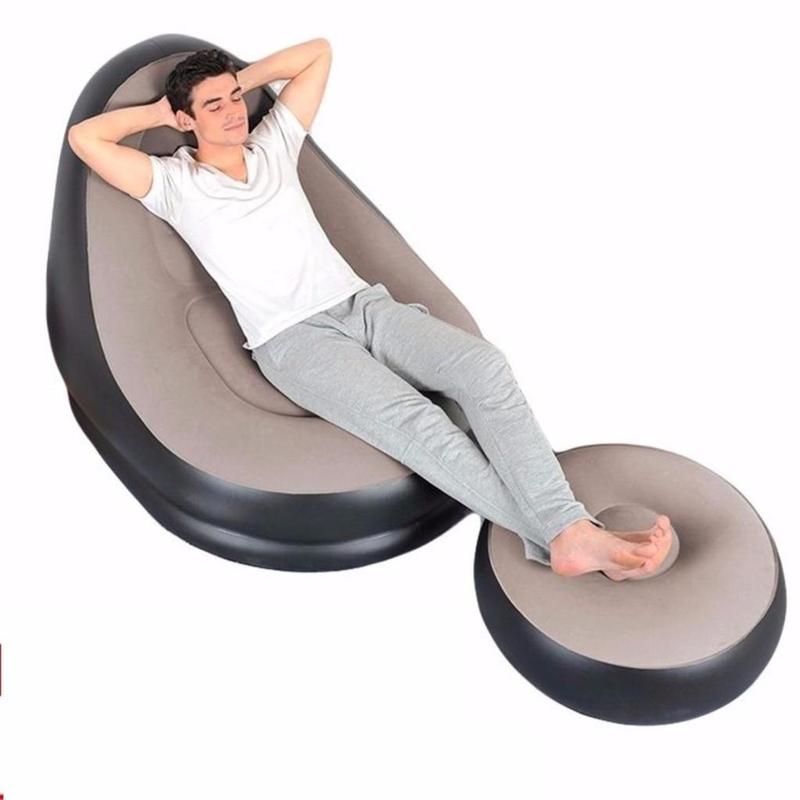 Product Introduction of Ghế Nệm Hơi Tựa Lưng Bơm Hơi Bọc Nhung Tiện Dụng Nằm Nghỉ Ngơi Thư Giãn Cho Bạn Những Lúc Mệt Mỏi Xem Tivi Hay Đọc Sách Báo. 6