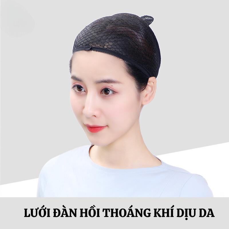 Product Introduction of Mũ đội tóc giả, Mũ lưới dệt tóc cho tóc giả, Mũ lưới cá khép kín cho phụ nữ, Màu đen 0