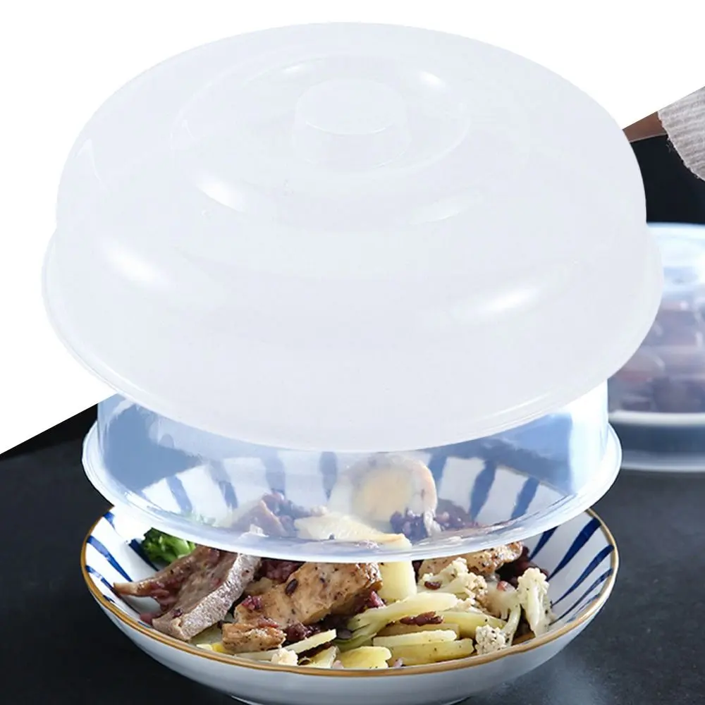 Nắp Bắn Nước Tủ Lạnh Giữ Tươi, 1 Cái, Dùng Cho Bát Nhà Bếp, Đĩa Bánh, Có Lỗ Thông Hơi, Nắp Thực Phẩm Tươi, Nắp Nhựa Tái Sử Dụng, Thông Dụng, Thích Hợp Để Giữ Tươi Thực Phẩm