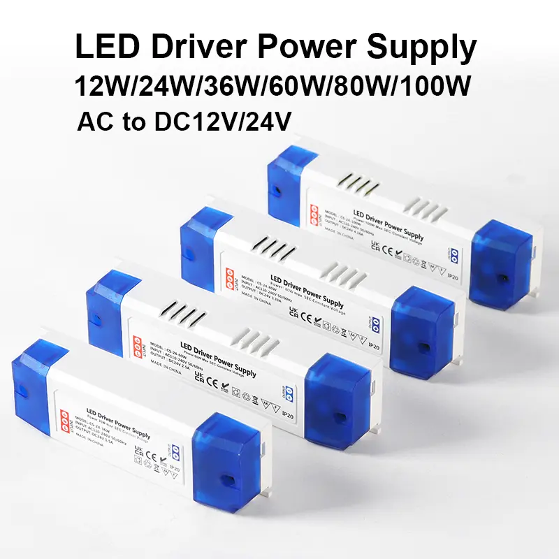 AC110-240V to DC12V 24V 1A 2A 3A 5A 8A Power Supply 12W 24W 36W 60W 80W 100W LED drive lighting transformer adapter  for LED Light Strips G4 MR11
