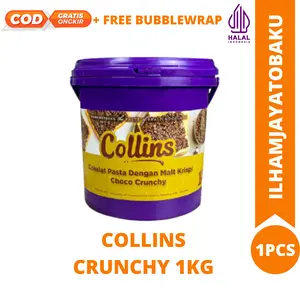 JATIM - SURABAYA Collins Choco Crunchy 1kg / Selai Collins coklat crunchy Viral