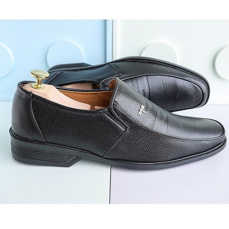 Giày Tây nam kiểu dáng trung niên, đế khâu chắc chắn cao 3cm 6
