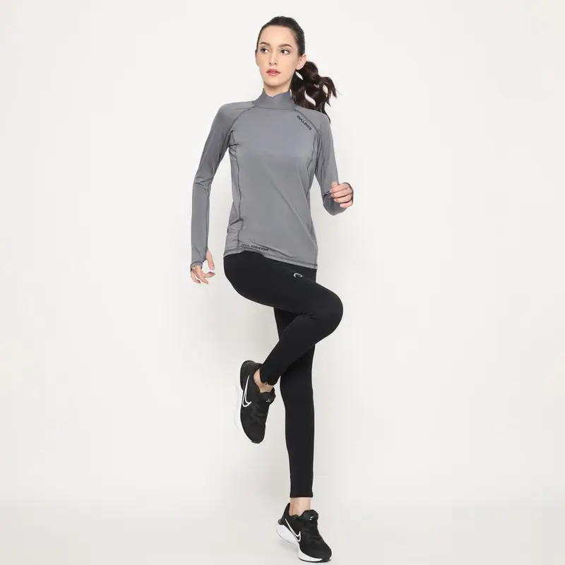 Baselayer Rashguard Manset Ladies Cewe Sports Olahraga Lari Renang Air Baju 1