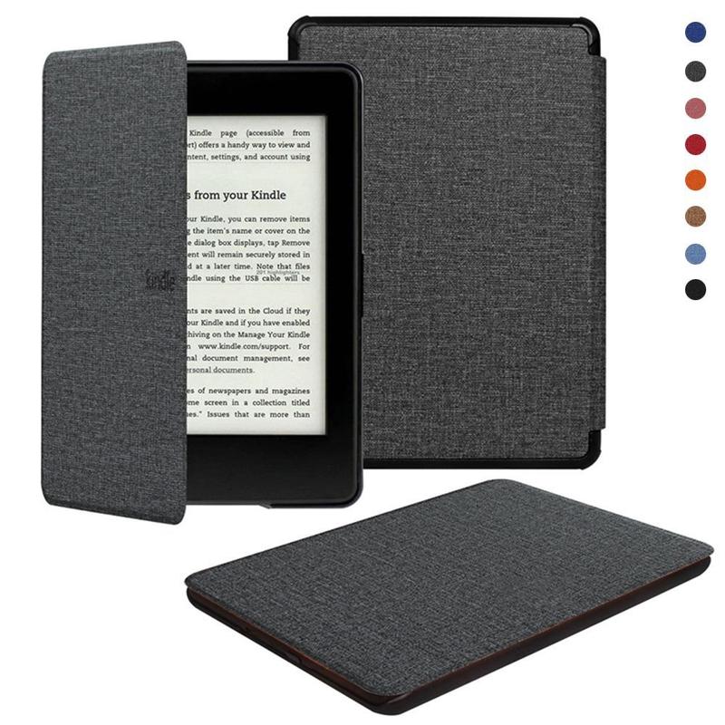 Product Introduction of 2024 10/11th Generation 6-6.8 inch e-Reader Case Leather Anti Scratch M2L3EK C2V2L3 Folio Cover Auto Sleep/Wake Shockproof Smart Funda for Kindle Paperwhite 1/2/3/4/5 24