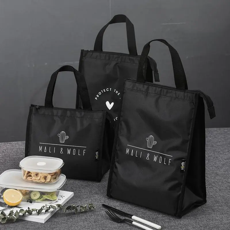 Shrinkable Insulated Lunch Bag Durable Bento Bag Insulated Lunch Box Handbag Refrigerated Bag Lunch Container Lunch Box Bag
