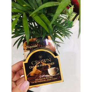 Sáp Thơm CROWN của Pháp công nghệ ORGANIC tự nhiên Hương Cafe Coffe khử mùi ô tô hiệu quả - 35g Nội Thất Dầu Thơm Phòng Dầu Thơm Nước Hoa