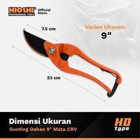 Gambar HIOSHI /HGD002A/Gunting Dahan/Tanaman/Ranting/ Batang/Buah/Bunga/Pruning Shears/ 9 Inch/CRV -  HD - Not Specified dari HioshiToolsOfficial Kota Surabaya 4 Tokopedia
