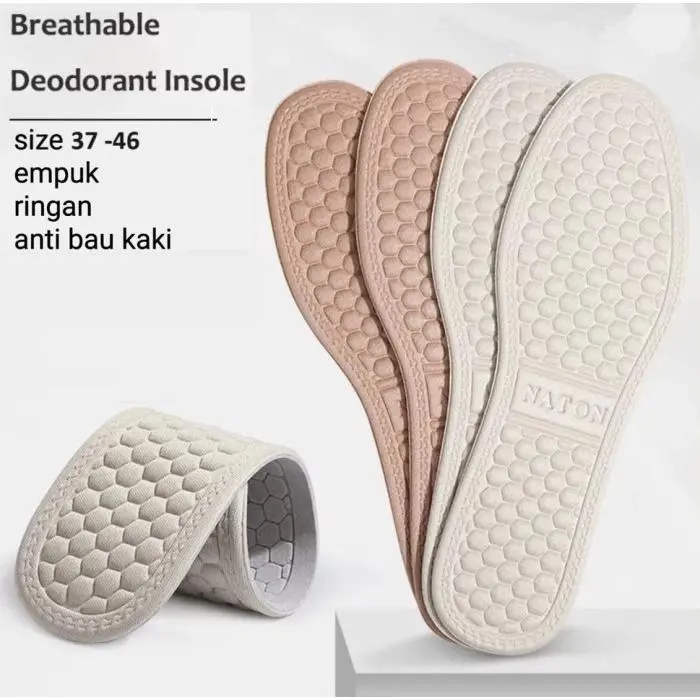 LL26 Alas Kaki Insole Anti Bacterial Sol Sepatu Anti Bau