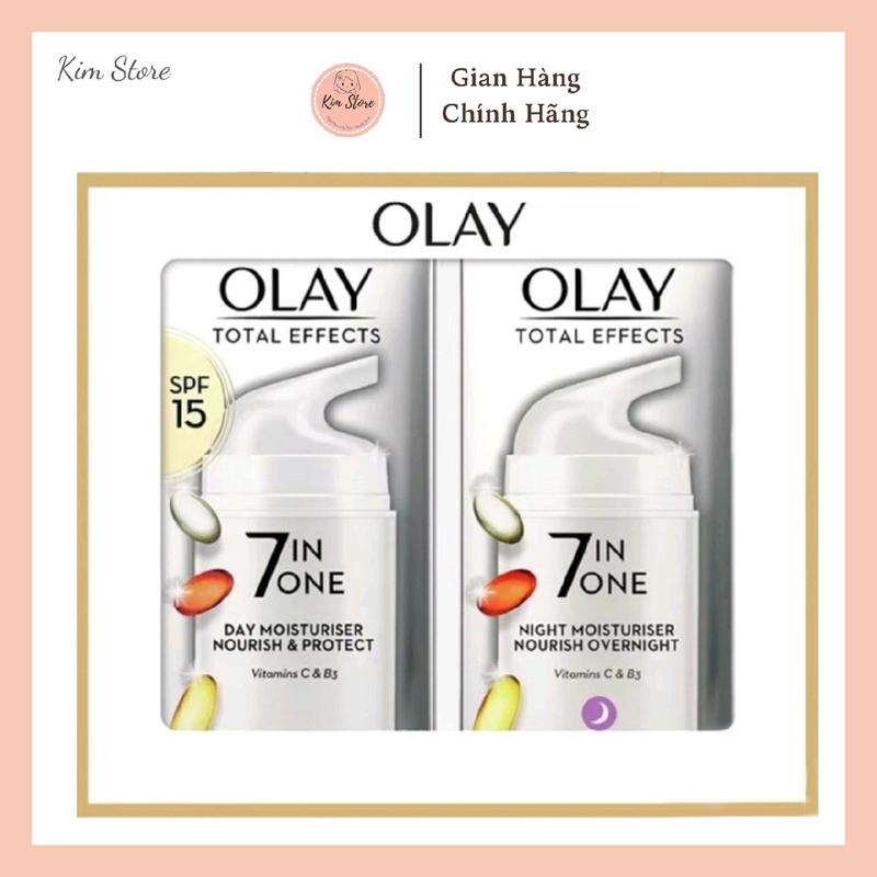 Sét Kem Dưỡng Da Ngày & Đêm OLAY 7in1 bản UK  Làm Đẹp Da 
