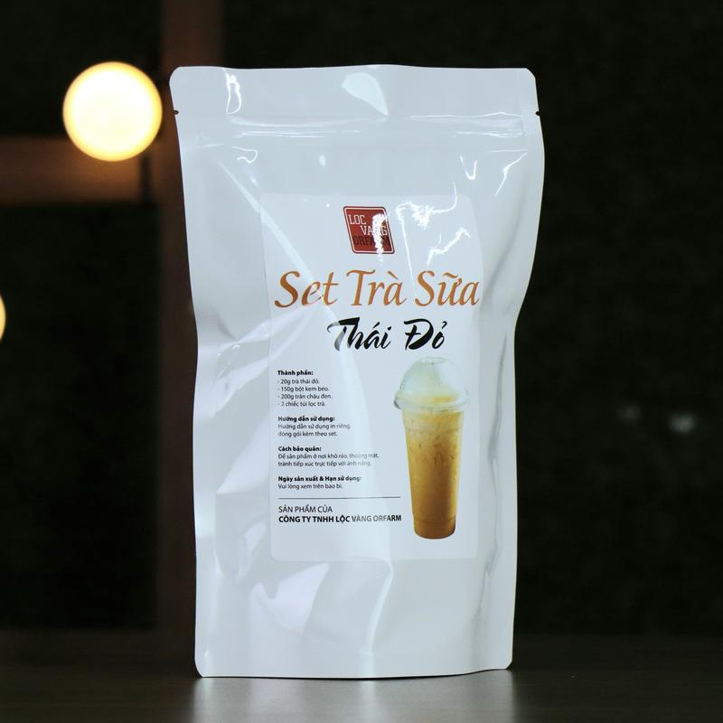Set Trà Sữa Trân Châu Làm 15 Ly Vị Thái Đỏ LỘC VÀNG 4