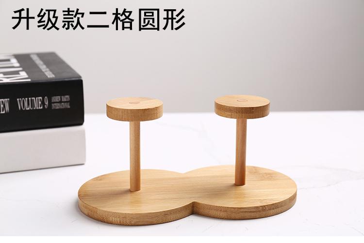 Product Introduction of Bamboo Wooden Cup Storage Rack Creative Round DIY Household Cup Holder For Disposable Paper Cup Counter Desktop Storage Rack 14