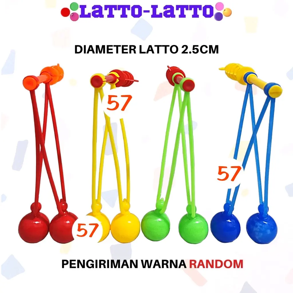 Mainan Anak Latto Latto Gagang Murah