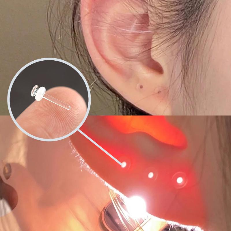 Khuyên Tai Khuyên Mũi Thuỷ Tinh Trong Suốt Khuyên Giữ Lỗ