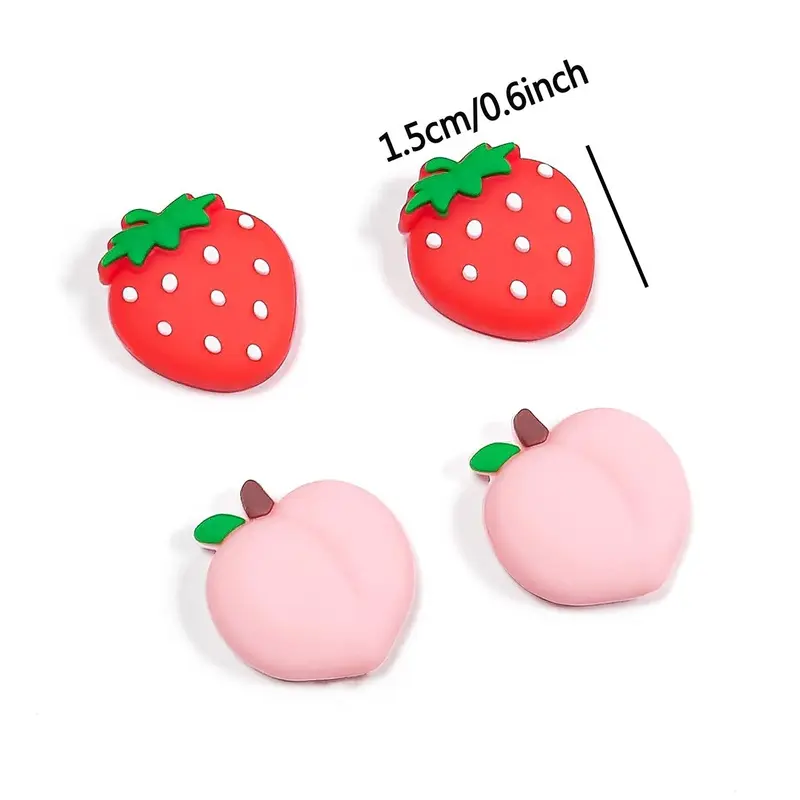 Cute Cartoon Kawaii Silicone Thumb Grip Caps, Joystick Covers for Switch / OLED / Switch Lite, Switch Game Accessories 1