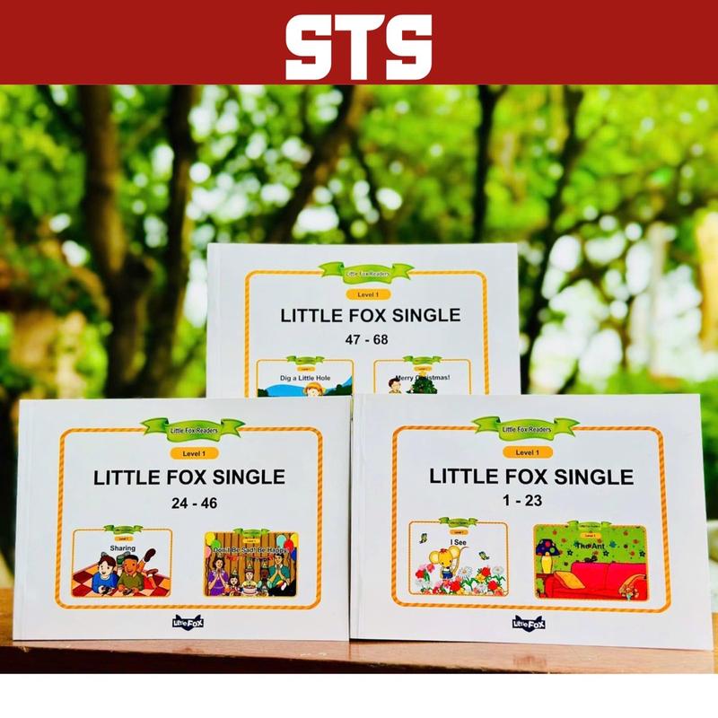 Sách - Little Fox Single Stories level 1 - in gộp 3 cuốn