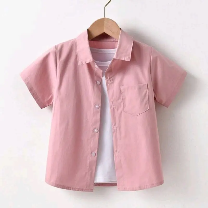 Kemeja Anak Laki Laki Usia 5 Tahun / Baju Anak Laki Laki Tangan Pendek 2
