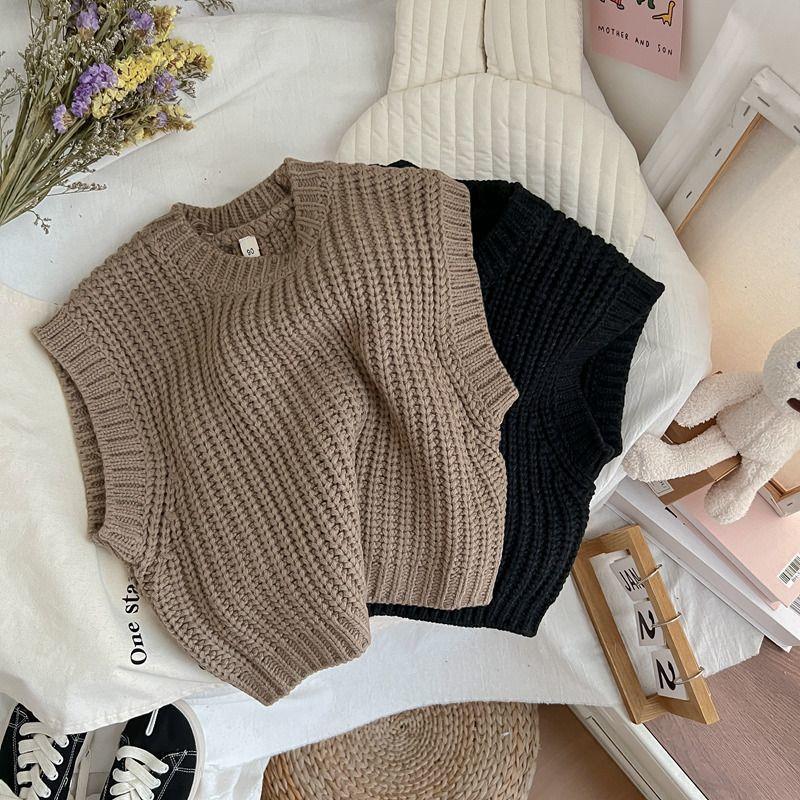 Product Introduction of Áo Vest Trẻ Em, Phong Cách Hàn Quốc Nghệ Thuật Phong Cách Mori HK, Len, Phong Cách Phương Tây, Không Tay, Đồ Len, Vest Dệt Kim, Thích Hợp Cho Mùa Xuân Và Mùa Thu, Vest Dệt Kim, Cho Trẻ Em Trung Và Lớn 13