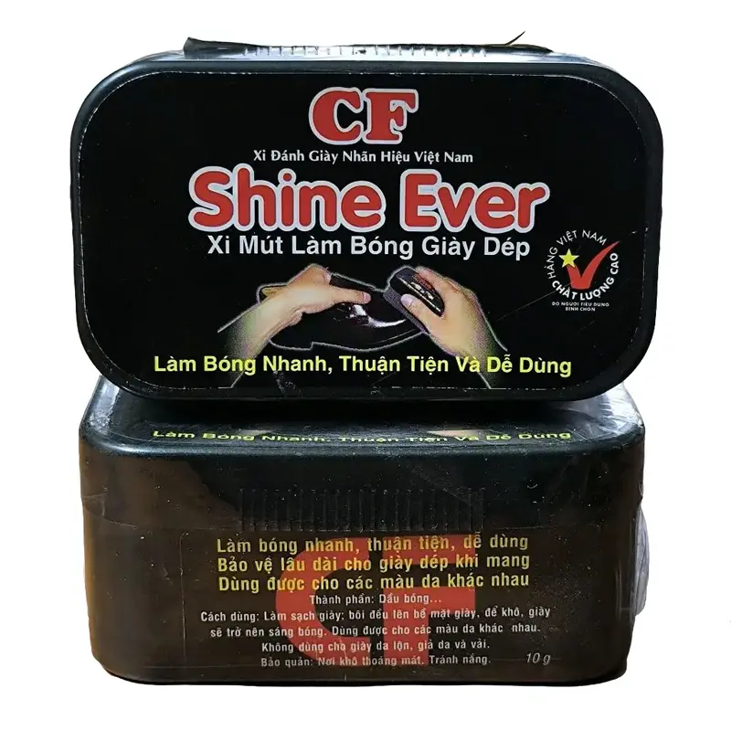 Xi mút CF làm bóng và sạch giày da chính hãng si đen 0