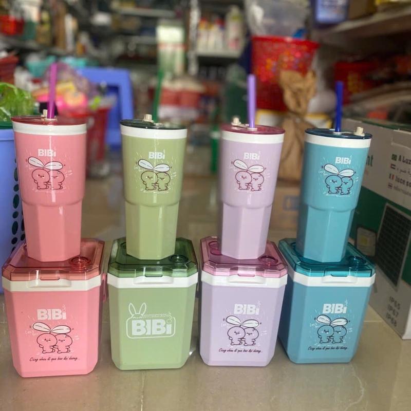 Combo bình ly bibi Tý Liên cùng màu 0