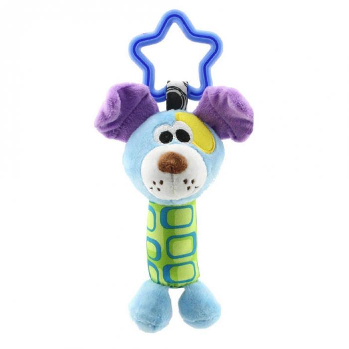 Product Introduction of Newborn Baby Plush Stroller Toys Baby Cartoon Animal Hanging Bell Educational Baby Toys 0-12 Months 4