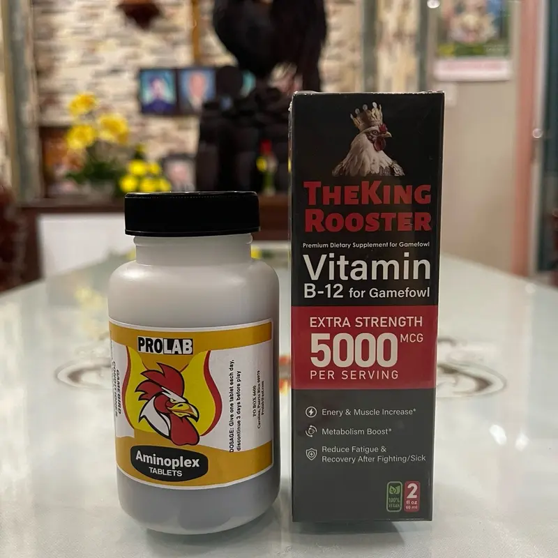 Combo thuốc nuôi đẳng cấp Vitamin B12 5000 60ml và Prolab Aminoplex 100 viên - giúp chiến kê sung hừng, tăng nạc tăng nước máu và bo lớn 2