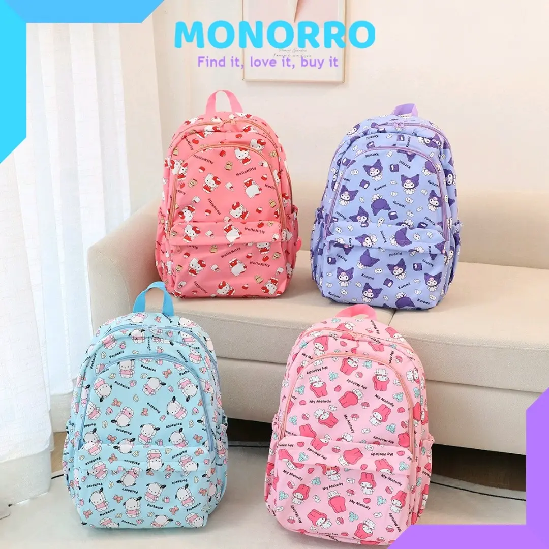 Tas Ransel Sanrio Backpack Sanrio Tas Sekolah Sanrio Tahan Air Kulit PU