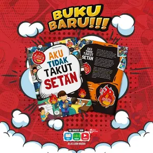 Komik Aku Tidak Takut Setan FULL COLOR Buku Anak Islam Tentang Bisikan Setan Talbis Iblis - PQS Publishing Books