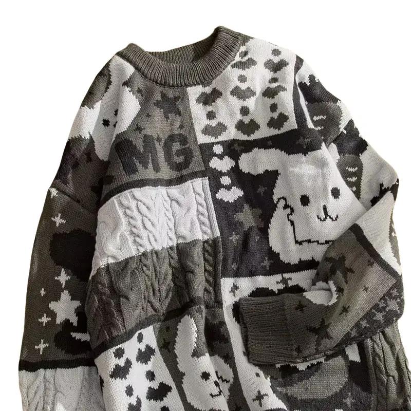 Áo Cardigan Nam Phong Cách Cổ Điển Hàn Quốc Thích Hợp Cho Các Cặp Đôi Nam Nữ Có Ren Rừng Đồ Len Phong Cách Lười Biếng Dáng Rộng Vừa Vặn Trang Phục Thường Ngày Hợp Xu hướng Cho Mùa Giáng Sinh Mùa Thu Và Mùa Đông Menswear