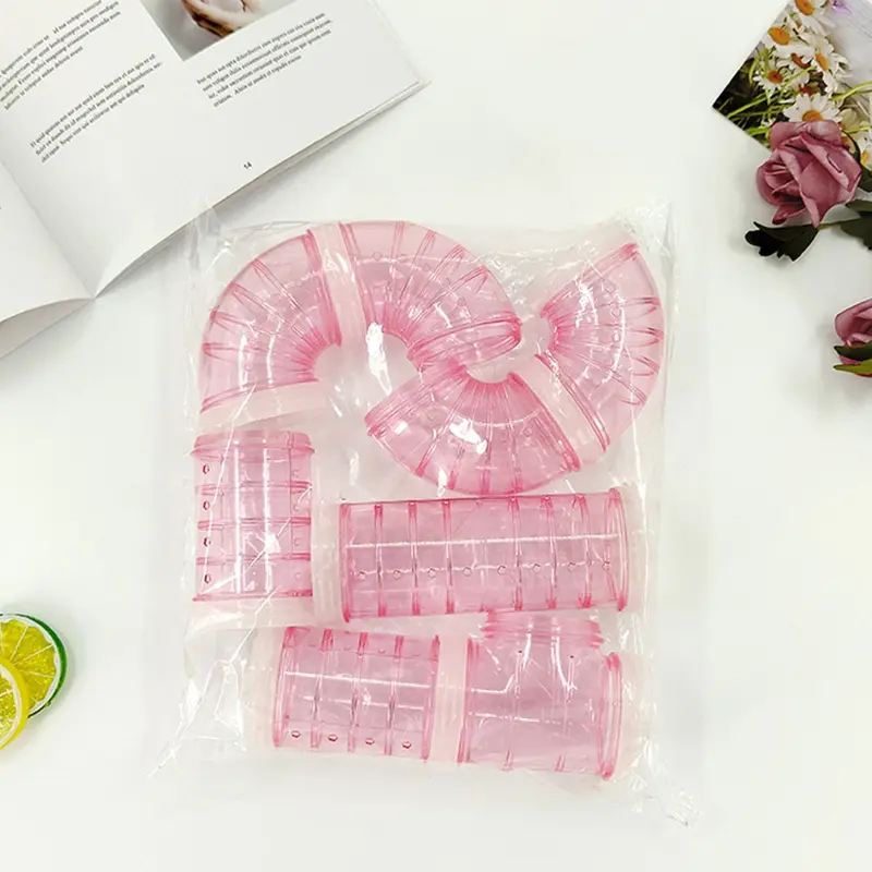 Phiêu Lưu Ống Cho Chuột Hamster, Bộ Ống Bên Ngoài, Ống Nhựa Trong Suốt, Đồ Chơi Cho Chuột Hamster, Để Mở Rộng Không Gian, Đường Hầm Kết Nối Tự Làm 4