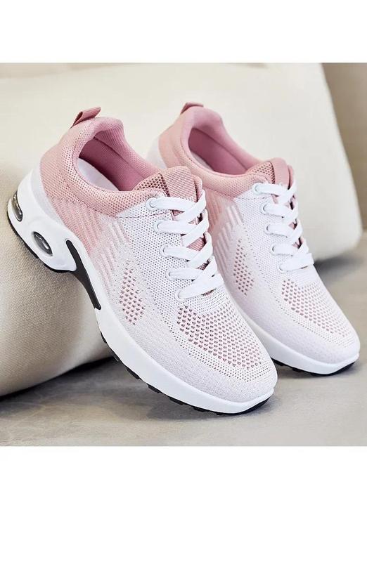 Product Introduction of New Running Shoes Ladies Breathable Sneakers Summer Light Mesh Air Cushion Women's Sports Shoes Outdoor Lace Up Training Shoes Comfortable walking shoes for foot protection 10