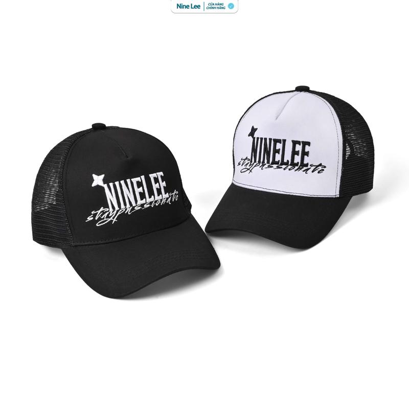  Mũ lưỡi trai V2 thêu chữ NineLee StayPassionate Nón kết nam phối lưới thoáng mát khóa nút dễ dàng 