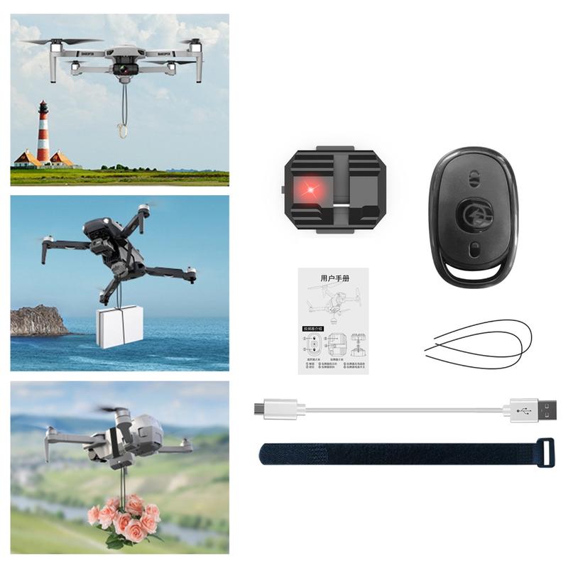 Hệ thống Airdrop, dành cho máy bay không người lái FIMI X8, Tương thích với Air 2 / Air 2S, Thích hợp cho mồi câu cá, Nhẫn cưới, Cầu hôn, Cung cấp cứu hộ ngoài trời 3