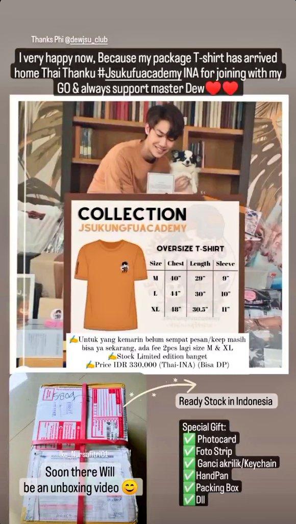Product Introduction of (READY INA) T-Shirt Official Fanclub Dew Jirawat Jsukungfuacademy Collection/ T-shirt Official Jsukufungacademy Fanclub Dew_jsu 23