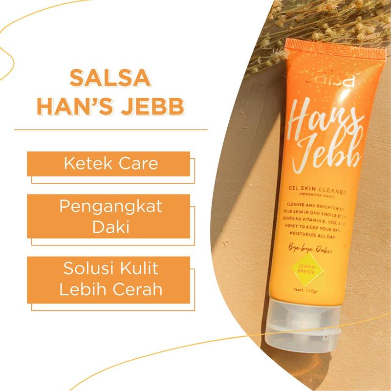 Salsa Hans Jebb Peeling Gel Perontok Daki - 110 gram Exfoliasi Ketiak Kotoran Lemon 8