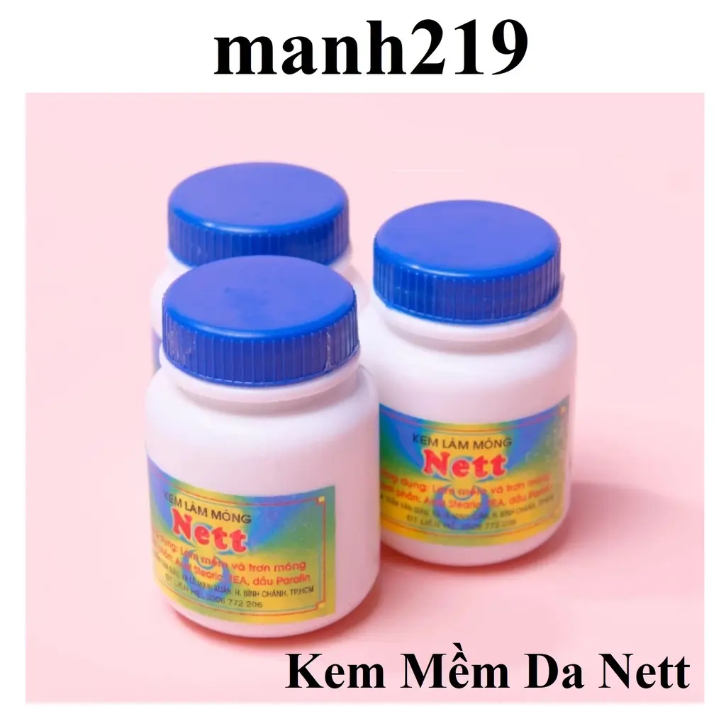 Kem Làm Mềm Da Nett làm mềm và trơn móng tay