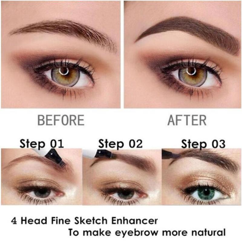 Product Introduction of Bút Chì Kẻ Lông Mày 4 Điểm, Không Thấm Nước, Bút Kẻ Lông Mày Dạng Lỏng, Lâu Trôi, Mỹ Phẩm, Bút Chì Kẻ Lông Mày Microblade, Maquillajes Para Mujer, Sản Phẩm Trang Điểm 37
