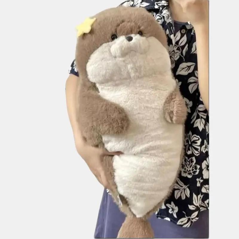 Gấu bông Búp bê Mềm Mại Dễ Thương Con Hải cẩu Rái cá nhồi bông đáng yêu Quà sinh nhật làm gối ôm